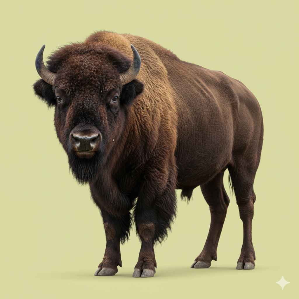 bison - Learn bison vocabulary word with meaning and images on Polylingo