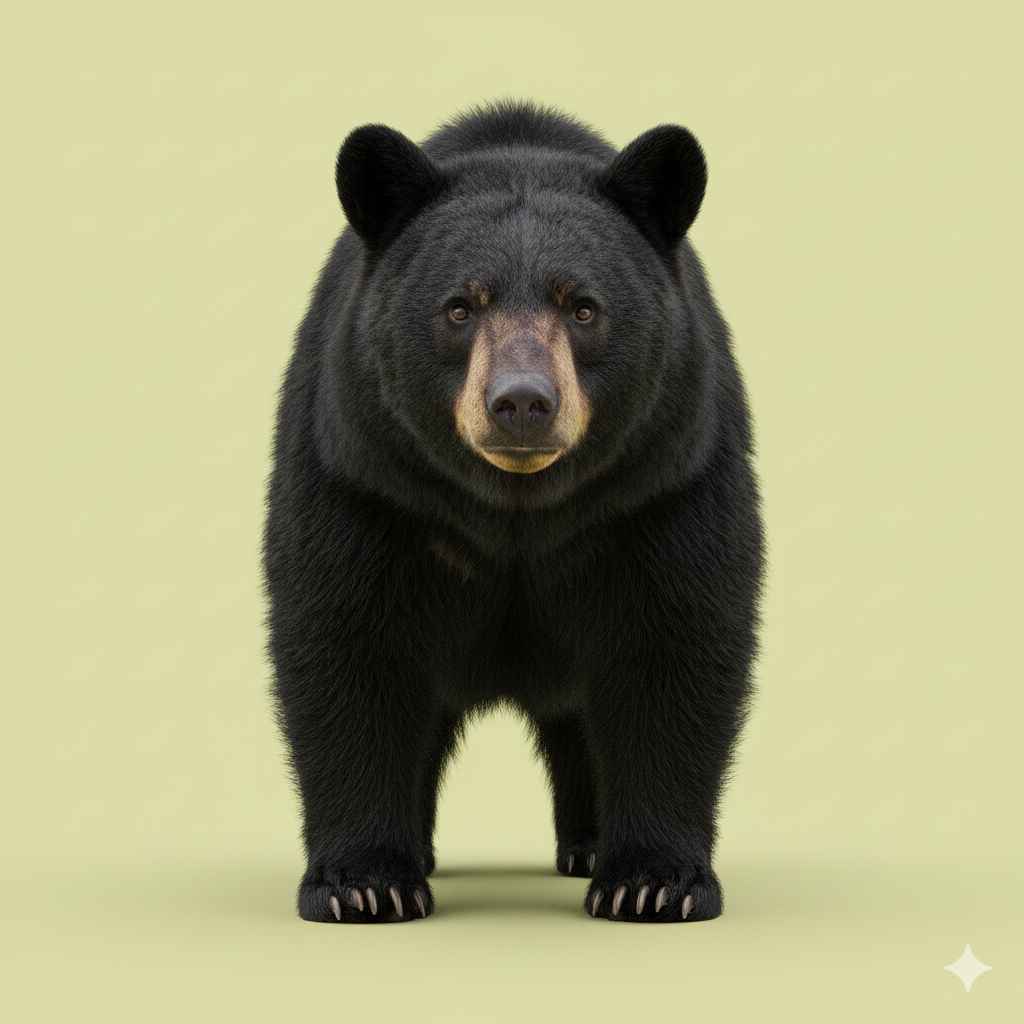 black bear - Learn black bear vocabulary word with meaning and images on Polylingo
