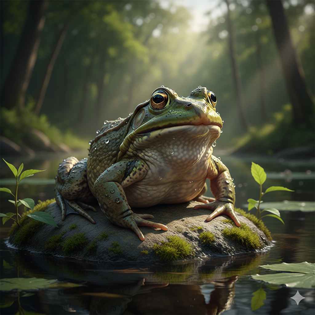 bullfrog - Learn bullfrog vocabulary word with meaning and images on Polylingo