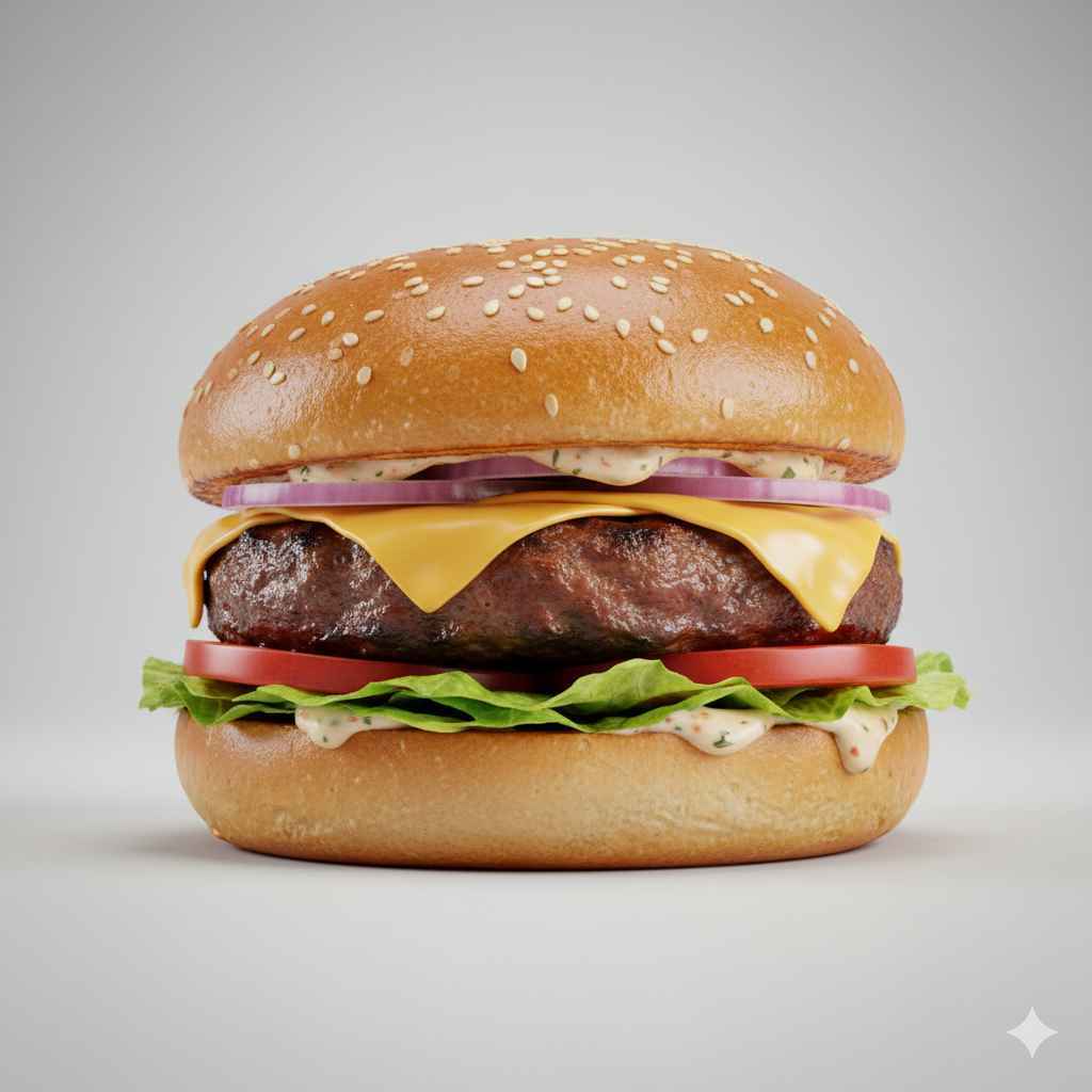 burger - Learn burger vocabulary word with meaning and images on Polylingo