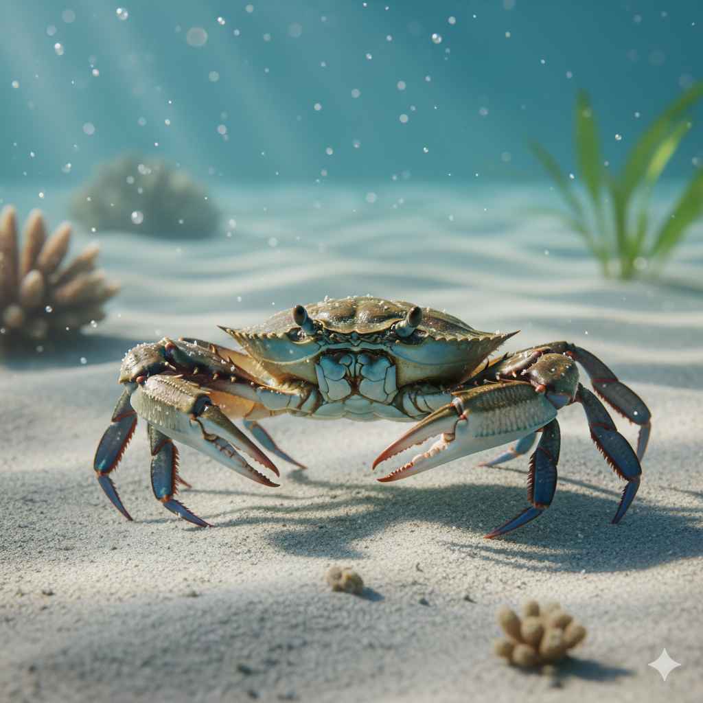 crab - Learn crab vocabulary word with meaning and images on Polylingo
