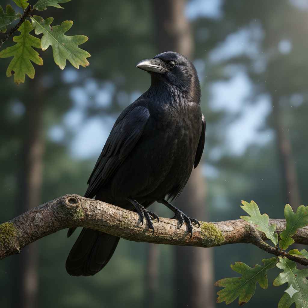 crow - Learn crow vocabulary word with meaning and images on Polylingo