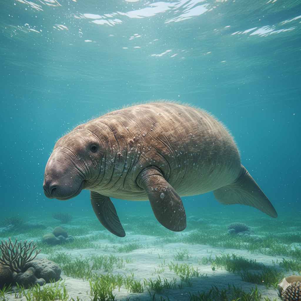 dugong - Learn dugong vocabulary word with meaning and images on Polylingo