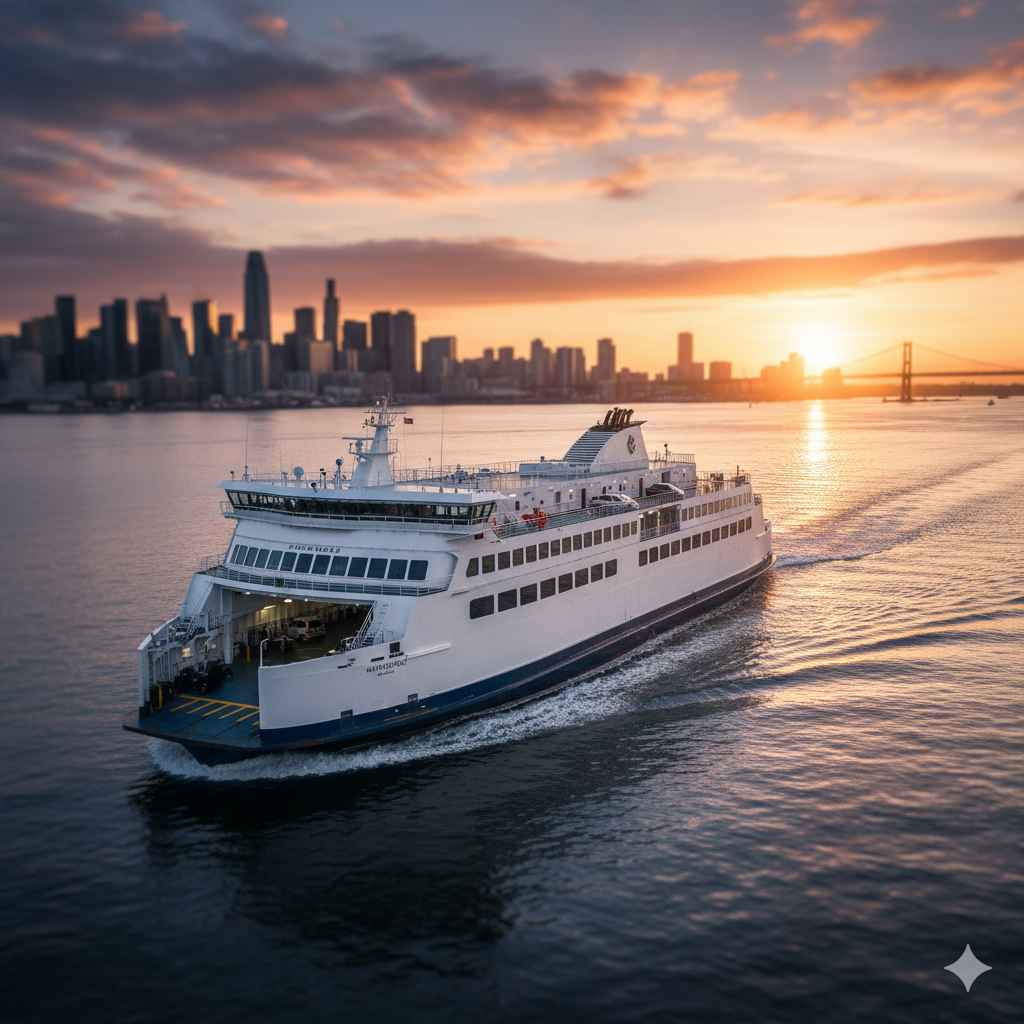 ferry - Learn ferry vocabulary word with meaning and images on Polylingo