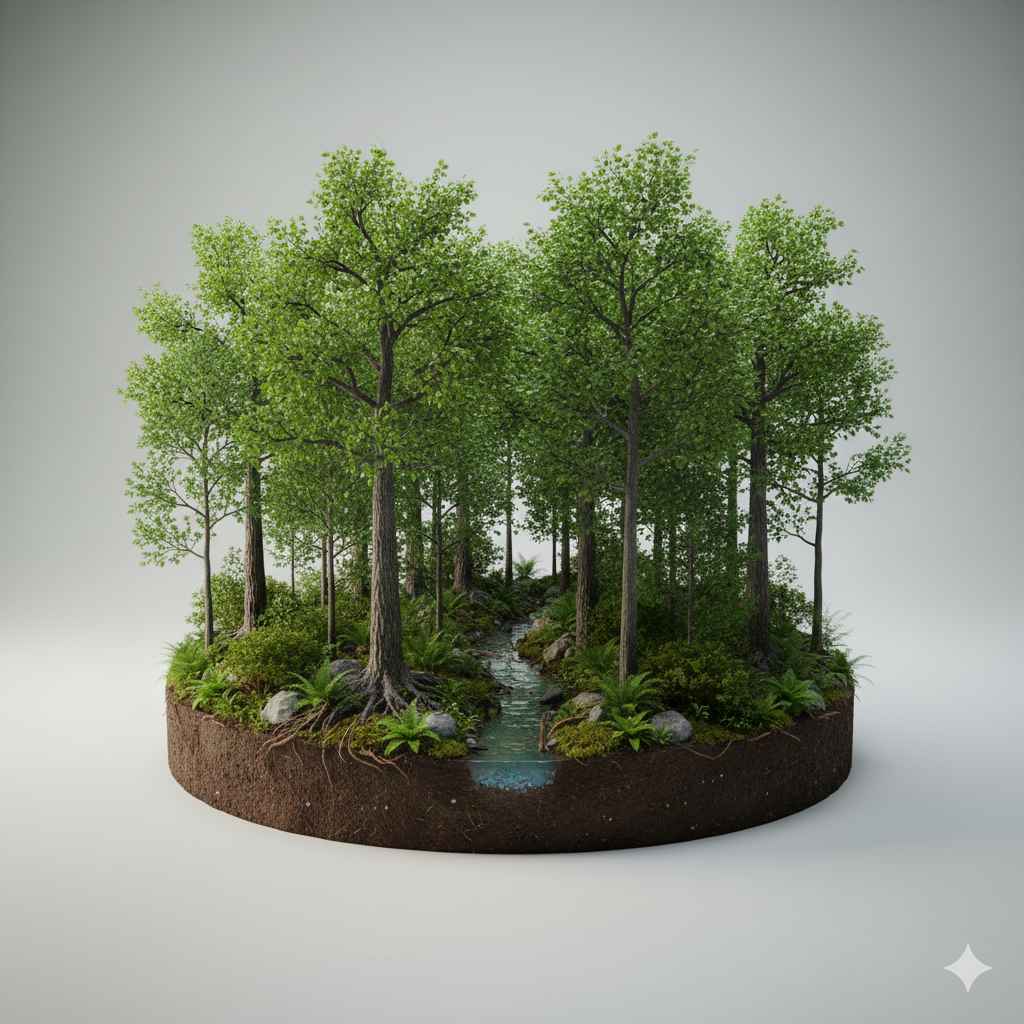 forest - Learn forest vocabulary word with meaning and images on Polylingo