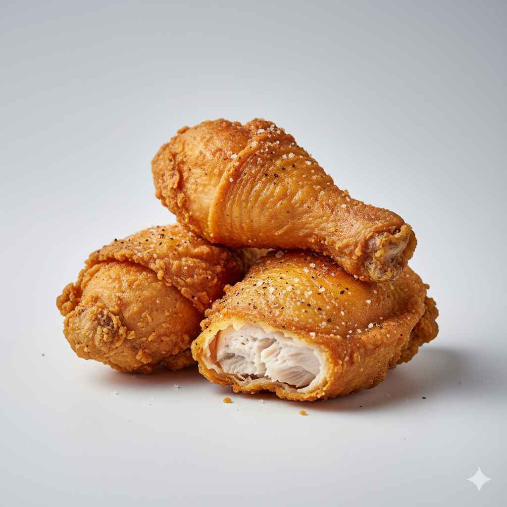 fried chicken - Learn fried chicken vocabulary word with meaning and images on Polylingo