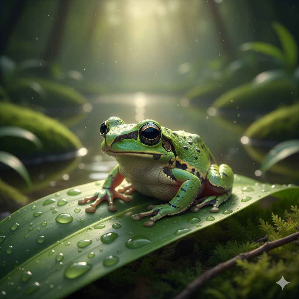 frog - Learn frog vocabulary word with meaning and images on Polylingo