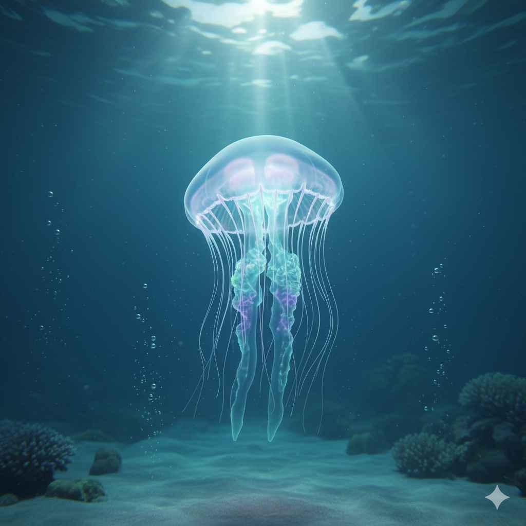 jellyfish - Learn jellyfish vocabulary word with meaning and images on Polylingo