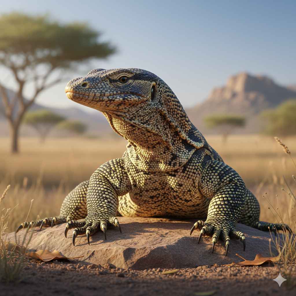 monitor_lizard - Learn monitor_lizard vocabulary word with meaning and images on Polylingo
