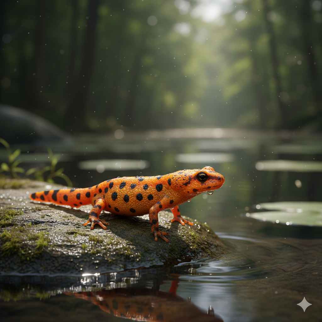 newt - Learn newt vocabulary word with meaning and images on Polylingo